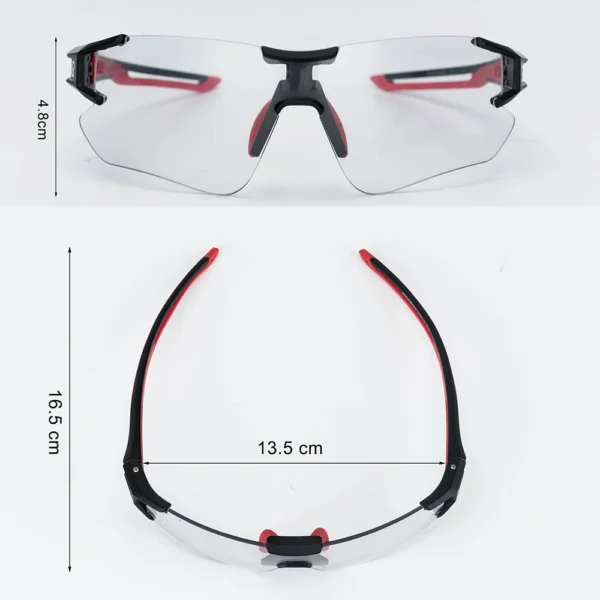 ROCKBROS Photochromic Cycling Glasses Sports Men's Sunglasses Bike Bicycle Glasses MTB Road Cycling Eyewear Protection Goggles - Image 5
