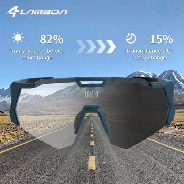 Lameda Outdoor Cycling Glasses Sports Polarized Road Bike Glasses Mountain Bicycle Sunglasses Cycling Goggles Eyewear Goggles W - Image 2